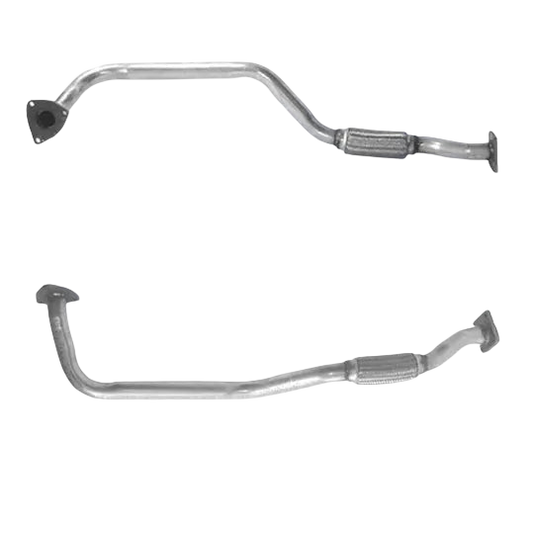 Auspuffrohr Abgasrohr Flexrohr Hosenrohr Abgaskrümmer Rohr bis EURO 2 E-Prüfzeichen für DAEWOO ARANOS 1.5L 16V Schaltgetriebe Einzel-F/Rohr u.a. BM CATALYSTS