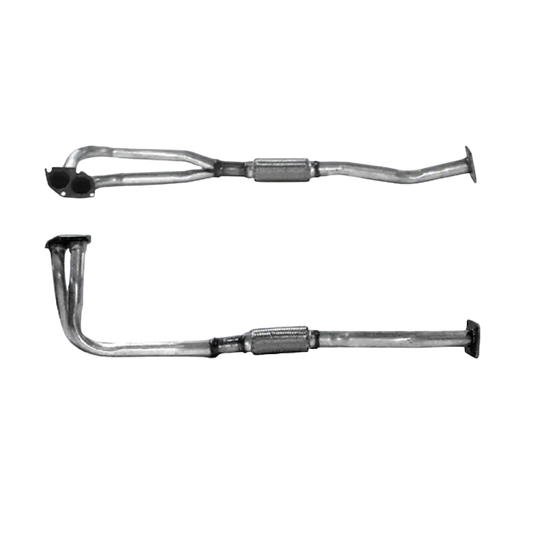 Auspuffrohr Abgasrohr Flexrohr Hosenrohr Abgaskrümmer Rohr bis EURO 2 E-Prüfzeichen für DAEWOO ARANOS 1.8L Schaltgetriebe C18LE Motor... BM CATALYSTS