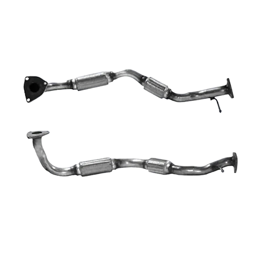 Auspuffrohr Abgasrohr Flexrohr Hosenrohr Abgaskrümmer Rohr bis EURO 2 E-Prüfzeichen für DAEWOO LANOS 1.6L A16DMS Motor Schaltgetriebe u.a. BM CATALYSTS