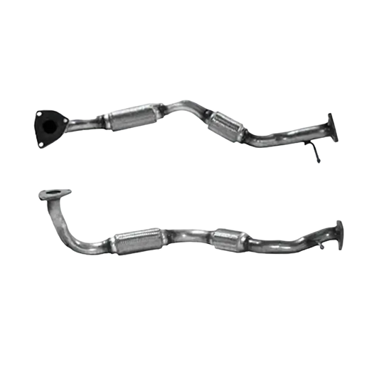 Auspuffrohr Abgasrohr Flexrohr Hosenrohr Abgaskrümmer Rohr bis EURO 2 E-Prüfzeichen für DAEWOO LANOS 1.6L A16DMS Motor Schaltgetriebe u.a. BM CATALYSTS