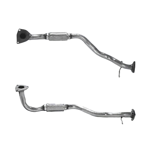Auspuffrohr Abgasrohr Flexrohr Hosenrohr Abgaskrümmer Rohr bis EURO 2 E-Prüfzeichen für DAEWOO NUBIRA 1.6L 16v Schaltgetriebe A16DMS u.a. BM CATALYSTS