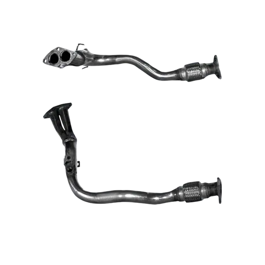 Auspuffrohr Abgasrohr Flexrohr Hosenrohr Abgaskrümmer Rohr bis EURO 2 E-Prüfzeichen für FIAT BRAVA 1.6L 16-V-Motor 182A4 u.a. BM CATALYSTS