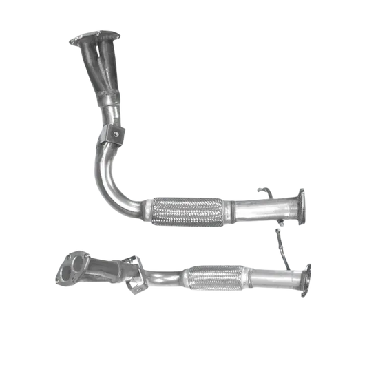 Auspuffrohr Abgasrohr Flexrohr Hosenrohr Abgaskrümmer Rohr bis EURO 2 E-Prüfzeichen für FIAT MULTIPLA 1.6L 100 16v 182A4 Motor u.a. BM CATALYSTS