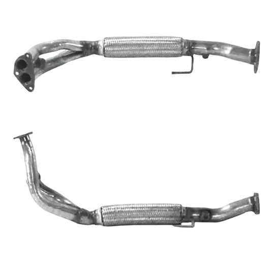 Auspuffrohr Abgasrohr Flexrohr Hosenrohr Abgaskrümmer Rohr bis EURO 2 E-Prüfzeichen für FIAT PUNTO 1.1L 55 6-Gang-Doppelrohr u.a. BM CATALYSTS