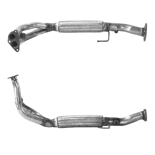 Auspuffrohr Abgasrohr Flexrohr Hosenrohr Abgaskrümmer Rohr bis EURO 2 E-Prüfzeichen für FIAT PUNTO 1.1L 55 6-Gang-Doppelrohr u.a. BM CATALYSTS