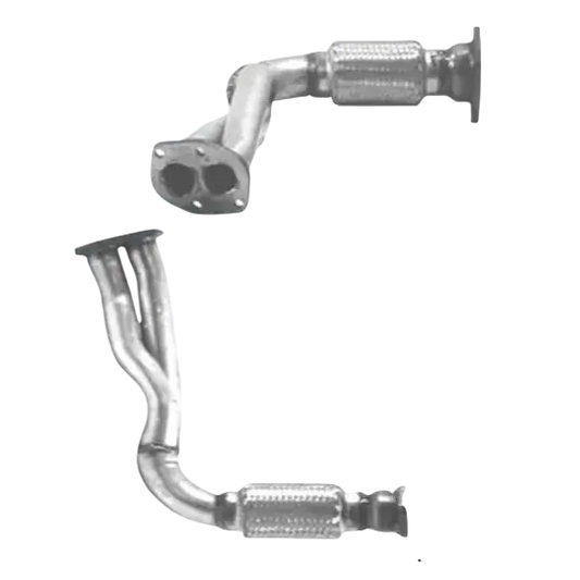 Auspuffrohr Abgasrohr Flexrohr Hosenrohr Abgaskrümmer Rohr bis EURO 2 E-Prüfzeichen für FIAT PUNTO 1.6L 90 176A9.000 u.a. BM CATALYSTS