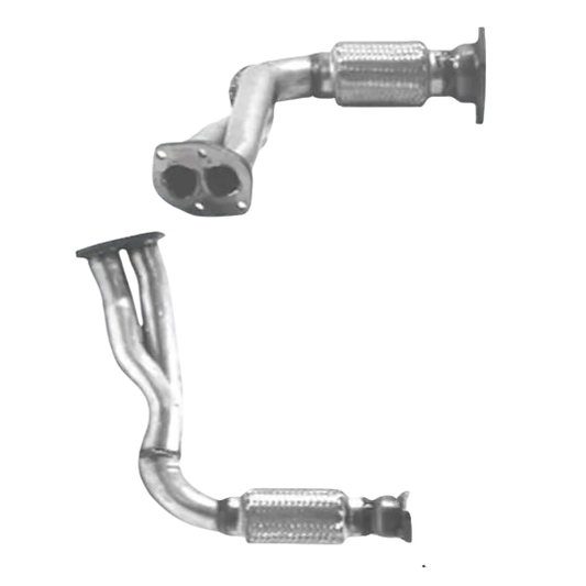 Auspuffrohr Abgasrohr Flexrohr Hosenrohr Abgaskrümmer Rohr bis EURO 2 E-Prüfzeichen für FIAT PUNTO 1.6L 90 176A9.000 u.a. BM CATALYSTS