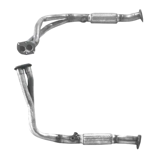 Auspuffrohr Abgasrohr Flexrohr Hosenrohr Abgaskrümmer Rohr bis EURO 2 E-Prüfzeichen für FIAT TEMPRA 1.6L zB 3 Bolt zum Kat u.a. BM CATALYSTS