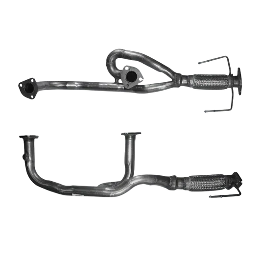 Auspuffrohr Abgasrohr Flexrohr Hosenrohr Abgaskrümmer Rohr bis EURO 2 E-Prüfzeichen für FORD PROBE 2.5L V6 24-V-KL-Motor u.a. BM CATALYSTS