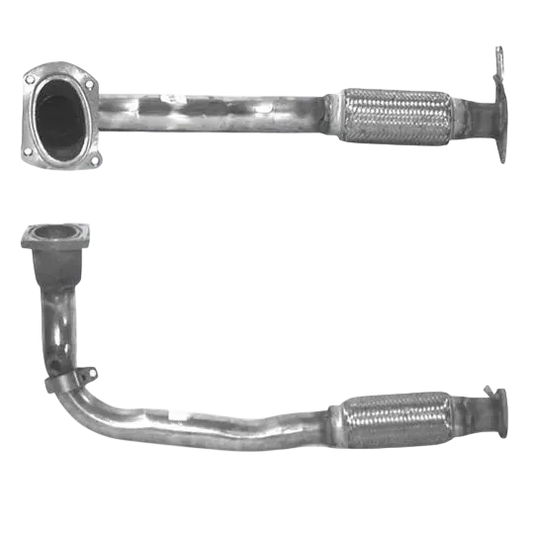Auspuffrohr Abgasrohr Flexrohr Hosenrohr Abgaskrümmer Rohr bis EURO 2 E-Prüfzeichen für FORD PUMA 2L  u.a. BM CATALYSTS