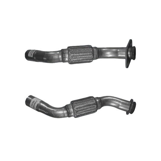 Auspuffrohr Abgasrohr Flexrohr Hosenrohr Abgaskrümmer Rohr bis EURO 2 E-Prüfzeichen für FORD SKORPION 2.3L Kat zu Middlebox u.a. BM CATALYSTS