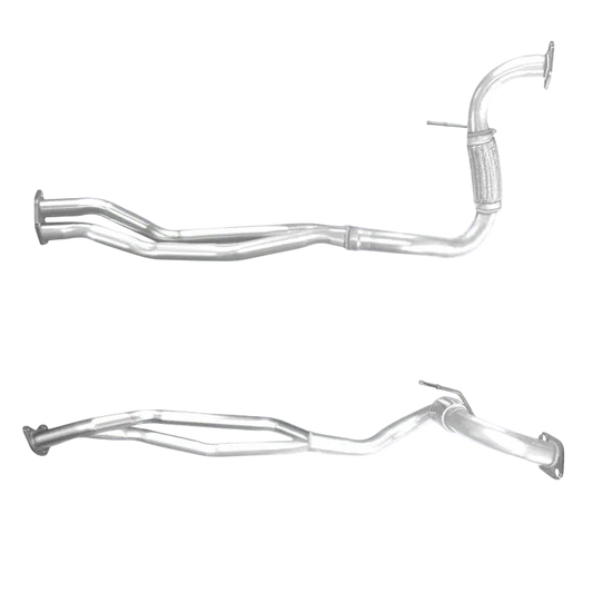 Auspuffrohr Abgasrohr Flexrohr Hosenrohr Abgaskrümmer Rohr bis EURO 2 E-Prüfzeichen für FORD TRANSIT 2.5L D ohne Kat; 4ED Motor; Doppelrohr u.a. BM CATALYSTS