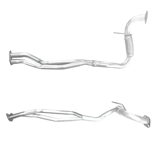Auspuffrohr Abgasrohr Flexrohr Hosenrohr Abgaskrümmer Rohr bis EURO 2 E-Prüfzeichen für FORD TRANSIT 2.5L D ohne Kat; 4ED Motor; Doppelrohr u.a. BM CATALYSTS