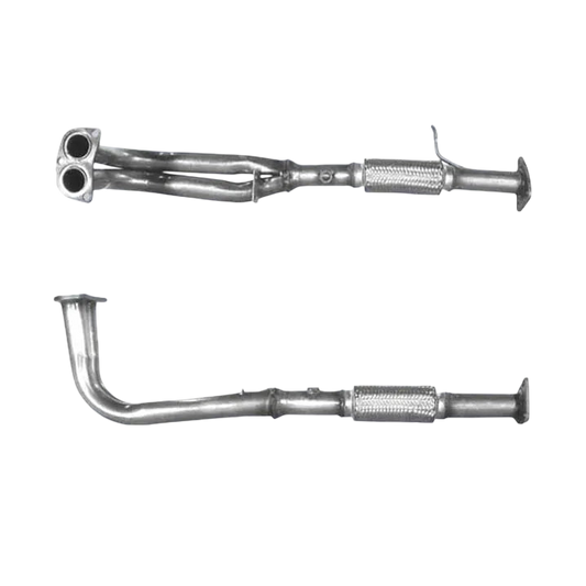 Auspuffrohr Abgasrohr Flexrohr Hosenrohr Abgaskrümmer Rohr bis EURO 2 E-Prüfzeichen für HONDA ACCORD 2L Coupé H23A2 Motor u.a. BM CATALYSTS