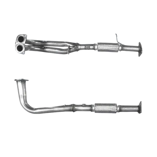 Auspuffrohr Abgasrohr Flexrohr Hosenrohr Abgaskrümmer Rohr bis EURO 2 E-Prüfzeichen für HONDA ACCORD 2L Coupé H23A2 Motor u.a. BM CATALYSTS