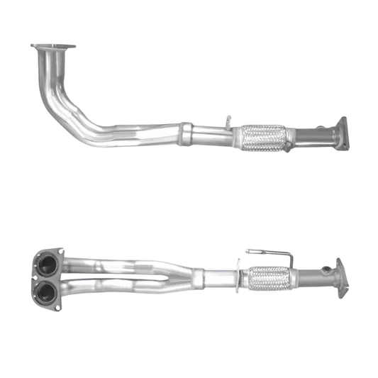 Auspuffrohr Abgasrohr Flexrohr Hosenrohr Abgaskrümmer Rohr bis EURO 2 E-Prüfzeichen für HONDA PRELUDE 2.2L 16-V-Motoren H22A2; H22A5 u.a. BM CATALYSTS