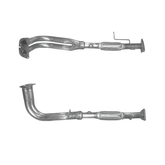 Auspuffrohr Abgasrohr Flexrohr Hosenrohr Abgaskrümmer Rohr bis EURO 2 E-Prüfzeichen für HONDA PRELUDE 2.2L VTEC H22A2 Motor u.a. BM CATALYSTS