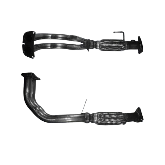 Auspuffrohr Abgasrohr Flexrohr Hosenrohr Abgaskrümmer Rohr bis EURO 2 E-Prüfzeichen für HONDA PRELUDE 2.2L VTi IMPORT H22A5 Motor u.a. BM CATALYSTS
