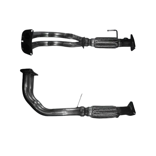 Auspuffrohr Abgasrohr Flexrohr Hosenrohr Abgaskrümmer Rohr bis EURO 2 E-Prüfzeichen für HONDA PRELUDE 2.2L VTi IMPORT H22A5 Motor u.a. BM CATALYSTS