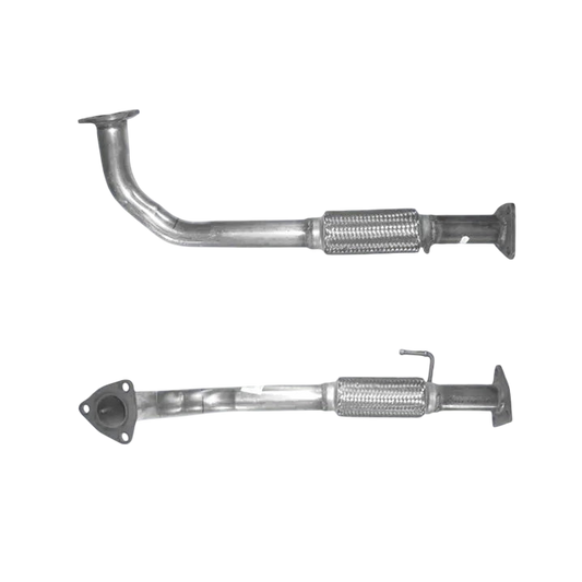 Auspuffrohr Abgasrohr Flexrohr Hosenrohr Abgaskrümmer Rohr bis EURO 2 E-Prüfzeichen für HONDA PRELUDE 2L 16-V-F20A4-Motor u.a. BM CATALYSTS
