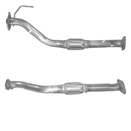 Auspuffrohr Abgasrohr Flexrohr Hosenrohr Abgaskrümmer Rohr bis EURO 2 E-Prüfzeichen für HYUNDAI COUPE 2L 16V G4DF Motormaniverter zu m/Box u.a. BM CATALYSTS