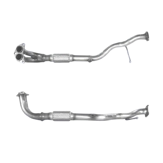 Auspuffrohr Abgasrohr Flexrohr Hosenrohr Abgaskrümmer Rohr bis EURO 2 E-Prüfzeichen für HYUNDAI LANTRA 1.5L G15B; G4DJ-Motoren u.a. BM CATALYSTS