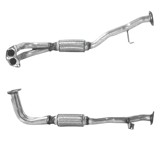 Auspuffrohr Abgasrohr Flexrohr Hosenrohr Abgaskrümmer Rohr bis EURO 2 E-Prüfzeichen für HYUNDAI LANTRA 1.6L 16-V-G4CR-Motor u.a. BM CATALYSTS