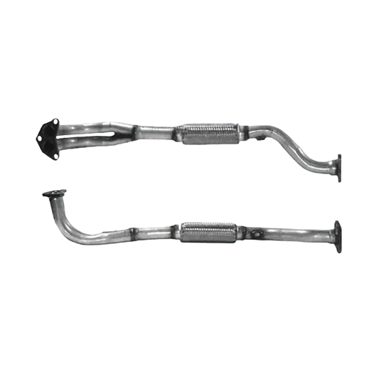 Auspuffrohr Abgasrohr Flexrohr Hosenrohr Abgaskrümmer Rohr bis EURO 2 E-Prüfzeichen für HYUNDAI S COUPE 1.5L Mvi Twin mit Lambda u.a. BM CATALYSTS