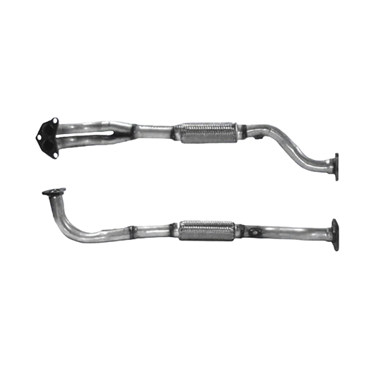 Auspuffrohr Abgasrohr Flexrohr Hosenrohr Abgaskrümmer Rohr bis EURO 2 E-Prüfzeichen für HYUNDAI S COUPE 1.5L Mvi Twin mit Lambda u.a. BM CATALYSTS