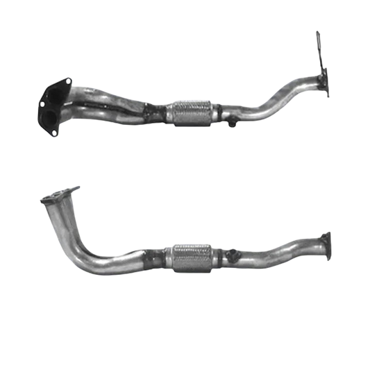 Auspuffrohr Abgasrohr Flexrohr Hosenrohr Abgaskrümmer Rohr bis EURO 2 E-Prüfzeichen für HYUNDAI SONATE 2L 16-V-Limousine-G4CP-D-Motor u.a. BM CATALYSTS