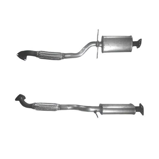 Auspuffrohr Abgasrohr Flexrohr Hosenrohr Abgaskrümmer Rohr bis EURO 2 E-Prüfzeichen für HYUNDAI SONATE 2L Krümmer Kat zu M/Box G4JP-G Motor u.a. BM CATALYSTS