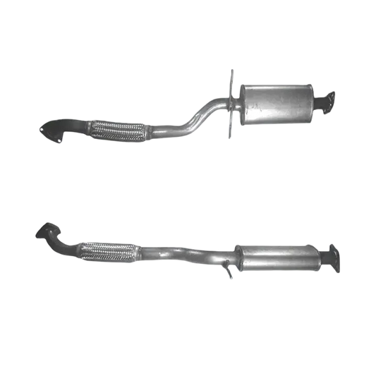 Auspuffrohr Abgasrohr Flexrohr Hosenrohr Abgaskrümmer Rohr bis EURO 2 E-Prüfzeichen für HYUNDAI SONATE 2L Krümmer Kat zu M/Box G4JP-G Motor u.a. BM CATALYSTS