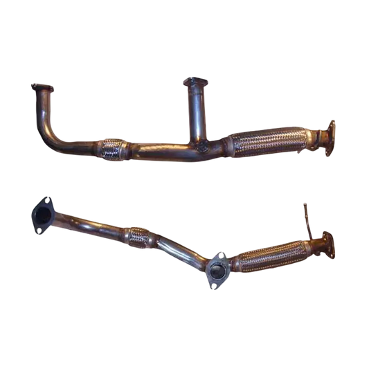 Auspuffrohr Abgasrohr Flexrohr Hosenrohr Abgaskrümmer Rohr bis EURO 2 E-Prüfzeichen für HYUNDAI SONATE 3L V6 G6AT-Motor u.a. BM CATALYSTS