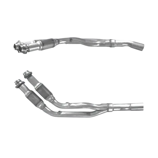 Auspuffrohr Abgasrohr Flexrohr Hosenrohr Abgaskrümmer Rohr bis EURO 2 E-Prüfzeichen für JAGUAR XJ6 3.2L Slot zu Kat mit Pre-Kats u.a. BM CATALYSTS