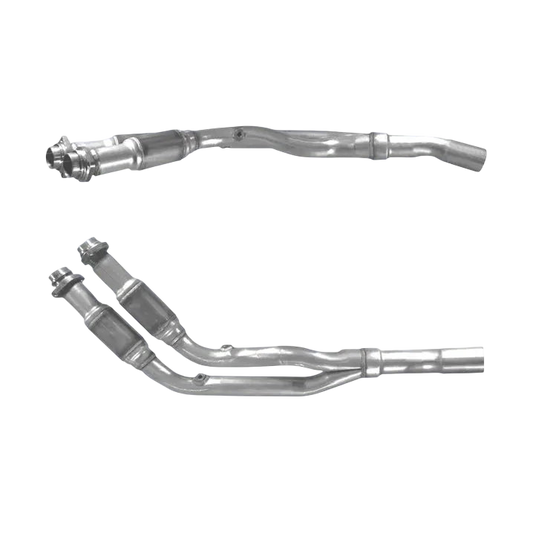 Auspuffrohr Abgasrohr Flexrohr Hosenrohr Abgaskrümmer Rohr bis EURO 2 E-Prüfzeichen für JAGUAR XJ6 3.2L Slot zu Kat mit Pre-Kats u.a. BM CATALYSTS