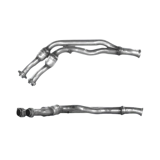 Auspuffrohr Abgasrohr Flexrohr Hosenrohr Abgaskrümmer Rohr bis EURO 2 E-Prüfzeichen für JAGUAR XJ6 3.2L Tasse für Kat mit Pre-Kats u.a. BM CATALYSTS