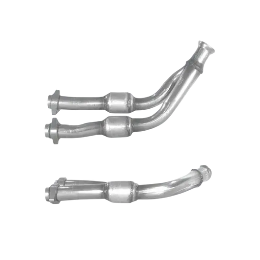 Auspuffrohr Abgasrohr Flexrohr Hosenrohr Abgaskrümmer Rohr bis EURO 2 E-Prüfzeichen für JAGUAR XJ6 4L Mit Pre-Kats u.a. BM CATALYSTS