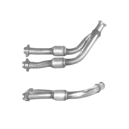 Auspuffrohr Abgasrohr Flexrohr Hosenrohr Abgaskrümmer Rohr bis EURO 2 E-Prüfzeichen für JAGUAR XJ6 4L Mit Pre-Kats u.a. BM CATALYSTS