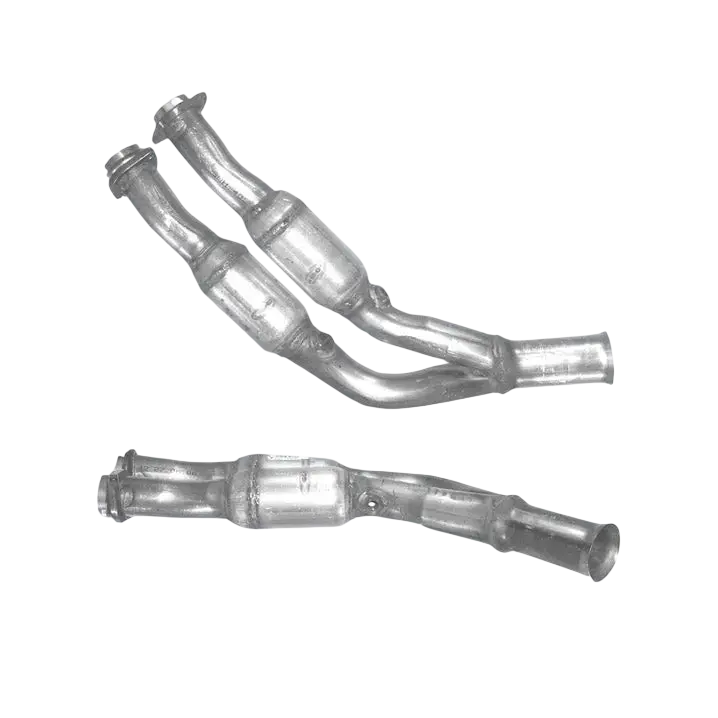 Auspuffrohr Abgasrohr Flexrohr Hosenrohr Abgaskrümmer Rohr bis EURO 2 E-Prüfzeichen für JAGUAR XJR 4L Aufgeladener Becher zum Kat mit... BM CATALYSTS