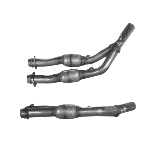 Auspuffrohr Abgasrohr Flexrohr Hosenrohr Abgaskrümmer Rohr bis EURO 2 E-Prüfzeichen für JAGUAR XJR 4L Supercharged Slot für Kat mit Pre-Kats... BM CATALYSTS