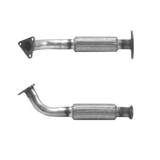 Auspuffrohr Abgasrohr Flexrohr Hosenrohr Abgaskrümmer Rohr bis EURO 2 E-Prüfzeichen für KIA SEPHIA 1.5L B5 Motor u.a. BM CATALYSTS