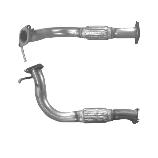 Auspuffrohr Abgasrohr Flexrohr Hosenrohr Abgaskrümmer Rohr bis EURO 2 E-Prüfzeichen für KIA SORENTO 2.5L CRDi D4CB-Motor u.a. BM CATALYSTS
