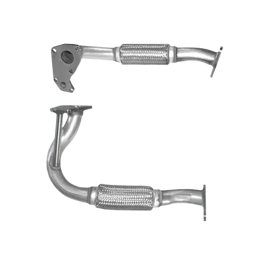 Auspuffrohr Abgasrohr Flexrohr Hosenrohr Abgaskrümmer Rohr bis EURO 2 E-Prüfzeichen für MAZDA 121 1.3L 16-V-B3-Motor u.a. BM CATALYSTS