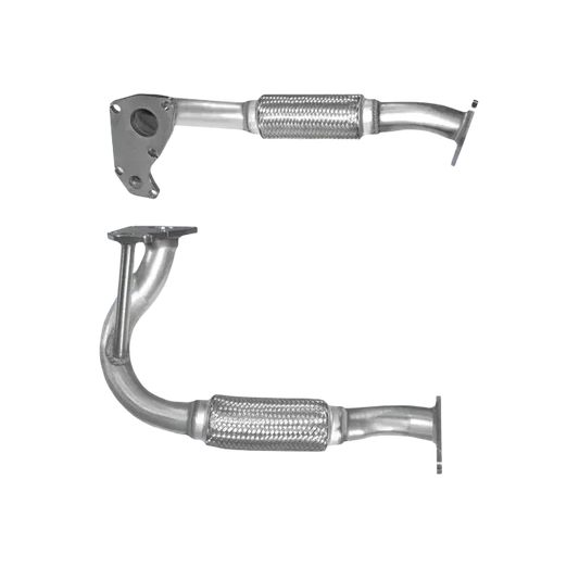 Auspuffrohr Abgasrohr Flexrohr Hosenrohr Abgaskrümmer Rohr bis EURO 2 E-Prüfzeichen für MAZDA 121 1.3L 16-V-B3-Motor u.a. BM CATALYSTS