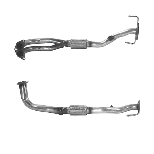 Auspuffrohr Abgasrohr Flexrohr Hosenrohr Abgaskrümmer Rohr bis EURO 2 E-Prüfzeichen für MITSUBISHI COLT 1.6L 16-V-4G92-Motor u.a. BM CATALYSTS