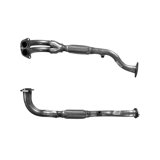 Auspuffrohr Abgasrohr Flexrohr Hosenrohr Abgaskrümmer Rohr bis EURO 2 E-Prüfzeichen für MITSUBISHI GALANT 2.4L Gdi 4G64 Motor... BM CATALYSTS