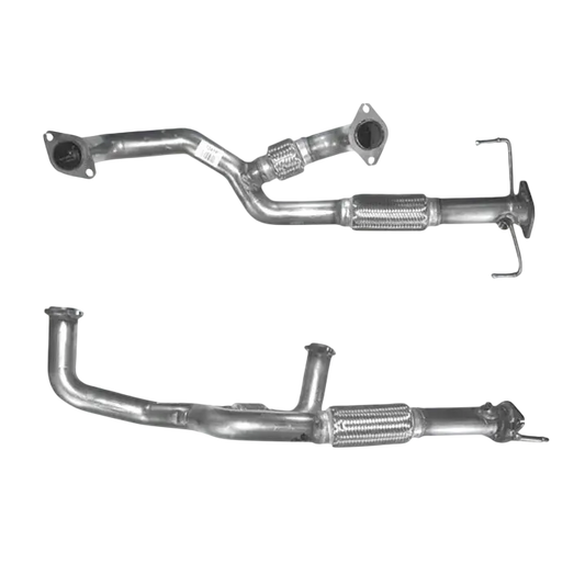 Auspuffrohr Abgasrohr Flexrohr Hosenrohr Abgaskrümmer Rohr bis EURO 2 E-Prüfzeichen für MITSUBISHI GALANT 2.5L V6-24v 6A13 Motor u.a. BM CATALYSTS