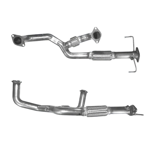 Auspuffrohr Abgasrohr Flexrohr Hosenrohr Abgaskrümmer Rohr bis EURO 2 E-Prüfzeichen für MITSUBISHI GALANT 2.5L V6-24v 6A13 Motor u.a. BM CATALYSTS