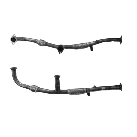 Auspuffrohr Abgasrohr Flexrohr Hosenrohr Abgaskrümmer Rohr bis EURO 2 E-Prüfzeichen für MITSUBISHI GALANT 2.5L V6 6G73 Motor u.a. BM CATALYSTS