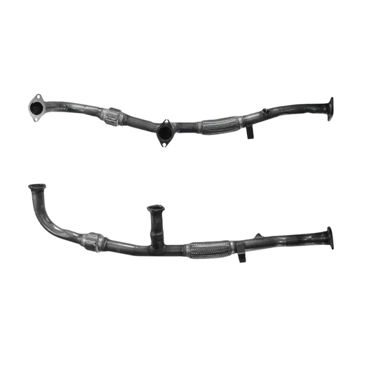Auspuffrohr Abgasrohr Flexrohr Hosenrohr Abgaskrümmer Rohr bis EURO 2 E-Prüfzeichen für MITSUBISHI GALANT 2.5L V6 6G73 Motor u.a. BM CATALYSTS